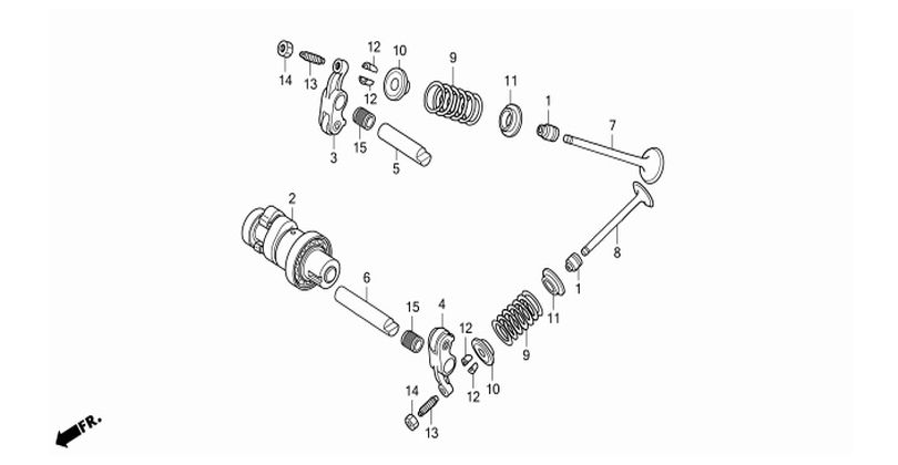 E-2 CAMSHAFT/VALVE