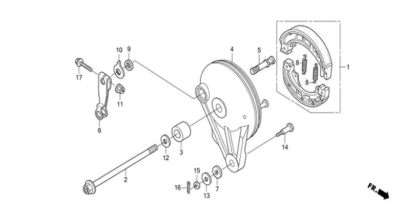 F-11 REAR BRAKE PANEL