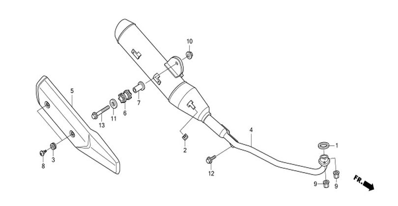 F-17 EXHAUST MUFFLER(I)