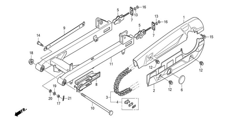 F-21 SWINGARM