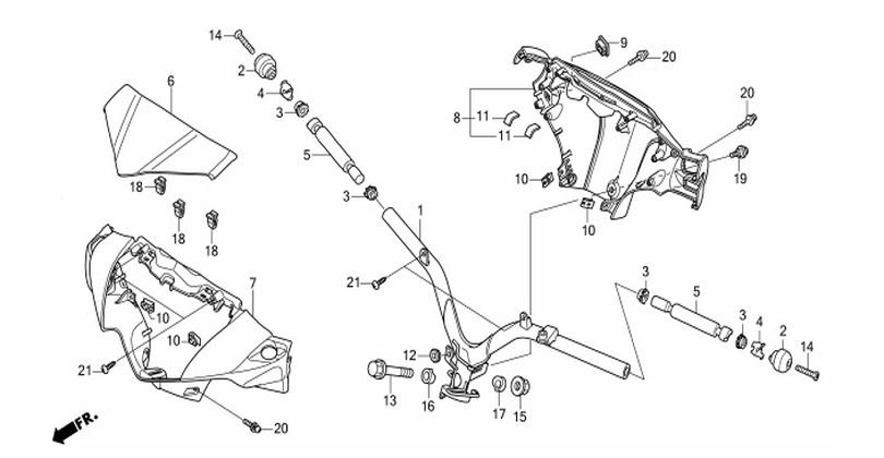 F-5 HANDLE PIPE/HANDLE COVI