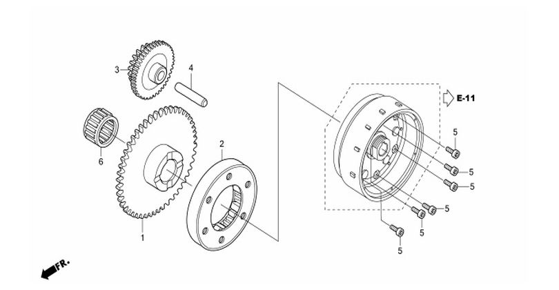 E-12 STARTING CLUTCH