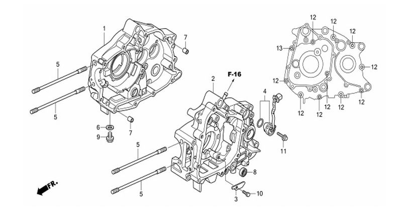 E-14 CRANKCASE