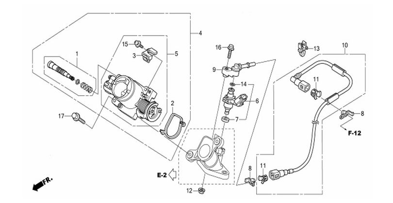 E-19 THROTTLE BODY