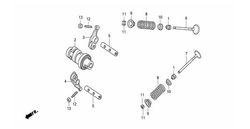 E-3 CAM SHAFT/VALVE