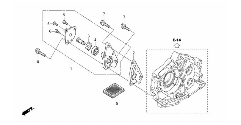 E-9 OIL PUMP