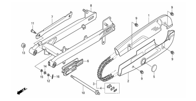 F-21 SWINGARM