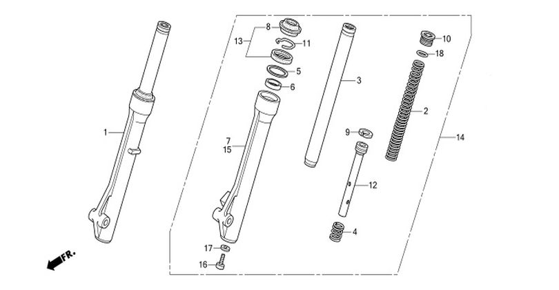 F-7 FRONT FORK