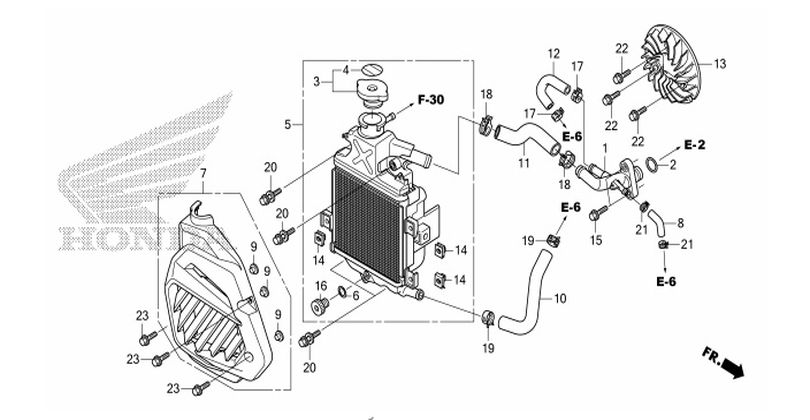 E-10 RADIATOR