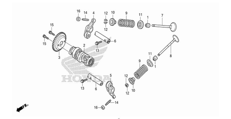 E-3 CAMSHAFT/VALVE
