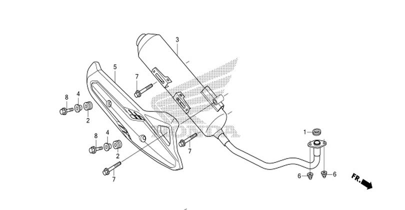 F-21 EXHAUST MUFFLER