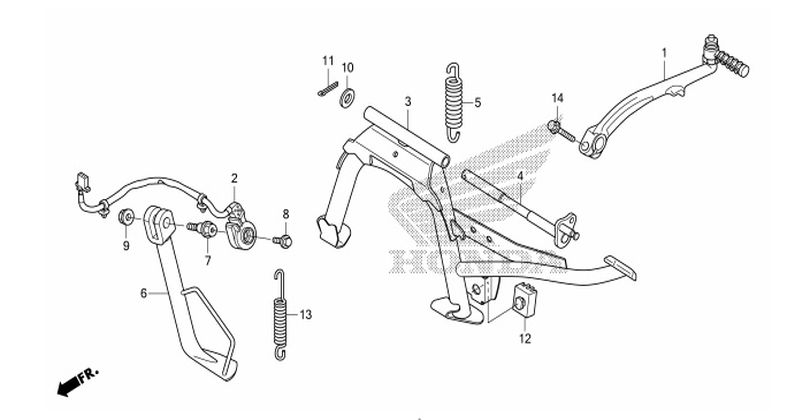 F-22 KICK STARTER ARM
