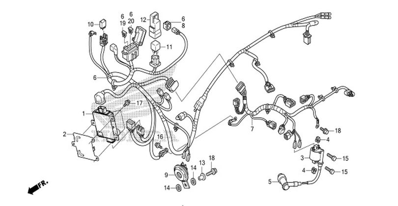 F-28 WIRE HARNESS