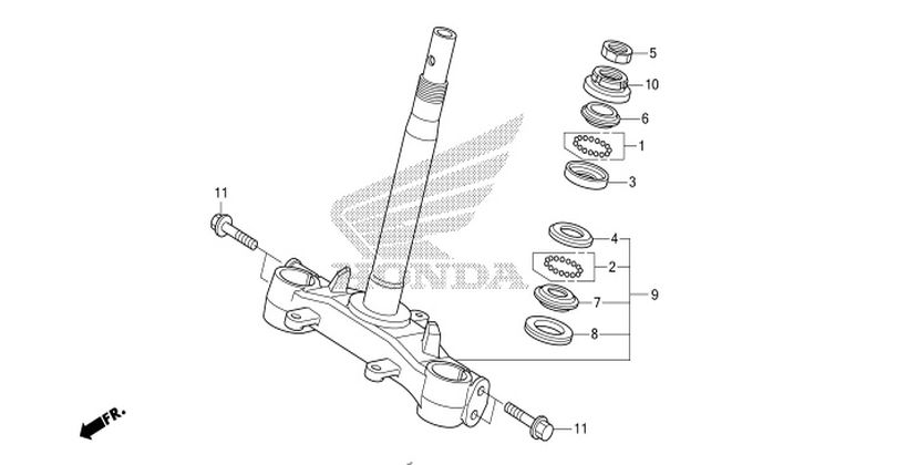 F-7 STEERING STEM