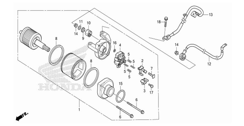 E-11 STARTING MOTOR