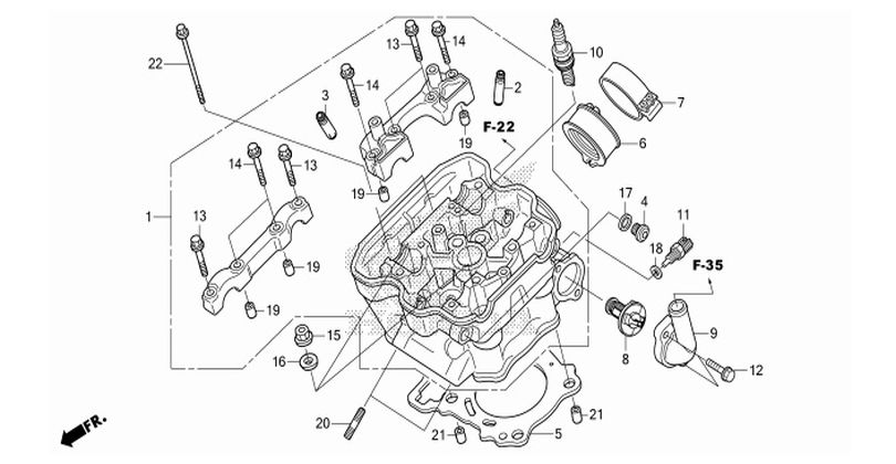 E-2 CYLINDER HEAD