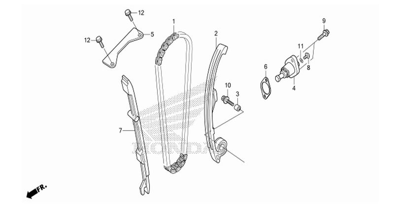 E-4 CAM CHAIN/TENSIONER