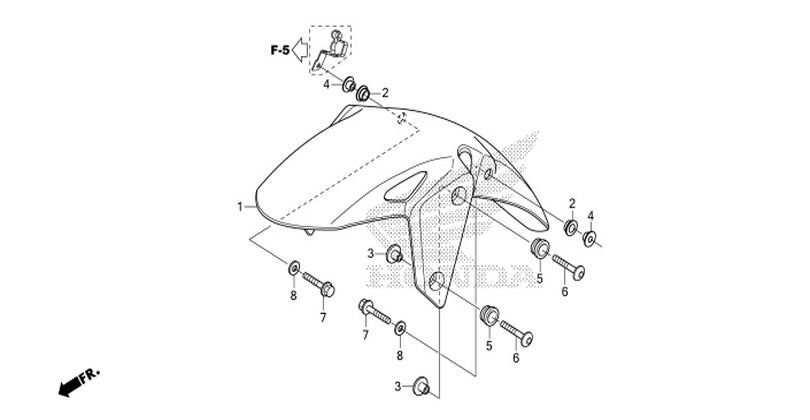 F-10 FRONT FENDER