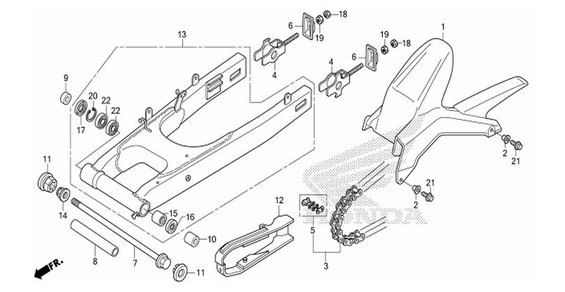 F-27 SWINGARM