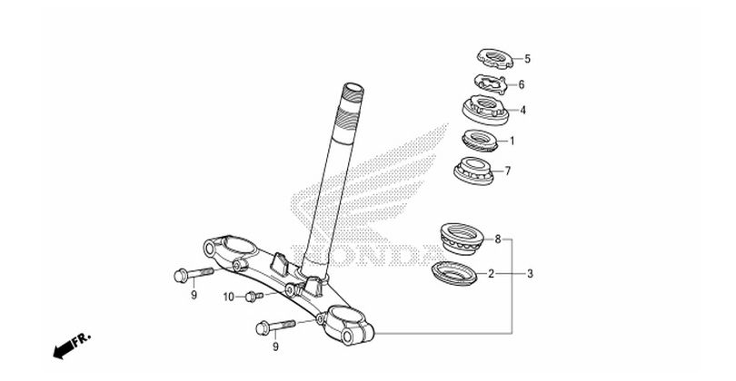 F-9 STEERING STEM