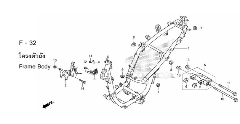 F-32 FRAME BODY