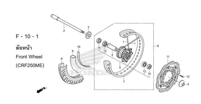 F-10-1 (CRF250ME)