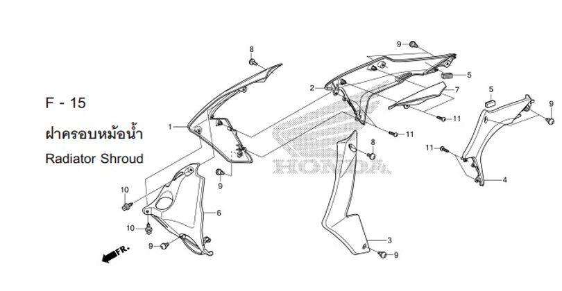 F-15 RADIATOR SHROUD