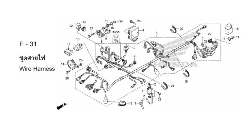 F-31 WIRE HARNESS