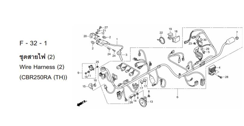 F-32-1 (CBR250RA (TH))