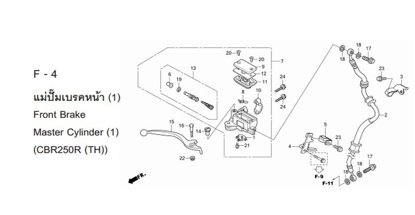 F-4 (CBR250R (TH))