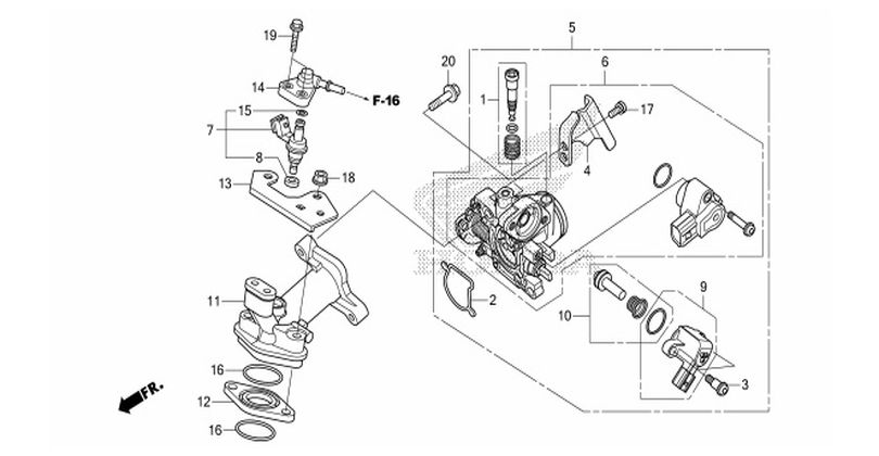 E-17 THROTTLE BODY