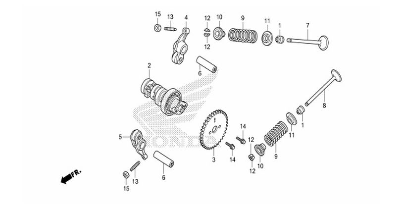 E-4 CAMSHAFT/VALVE