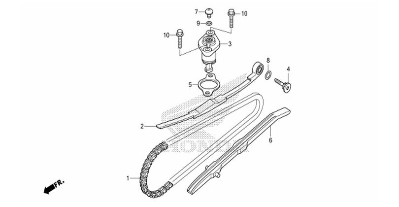 E-5 CAM CHAIN/TENSIONER