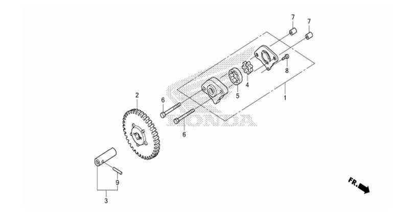 E-8 OIL PUMP