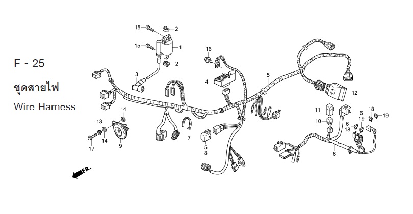 F-25 WIRE HARNESS