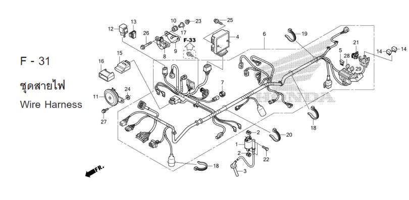 F-31 WIRE HARNESS