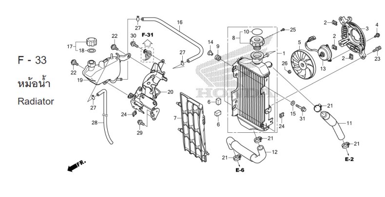 F-33 RADIATOR
