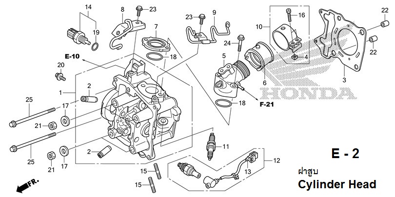 E-2 CYLINDER HEAD 27