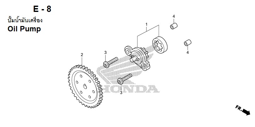 E-8 OIL PUMP