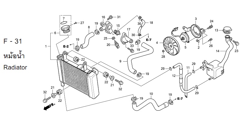 F-31 RADIATOR