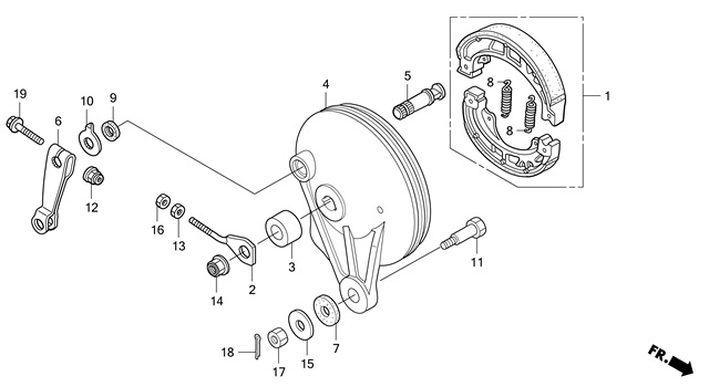 F-11 REAR BRAKE PANEL