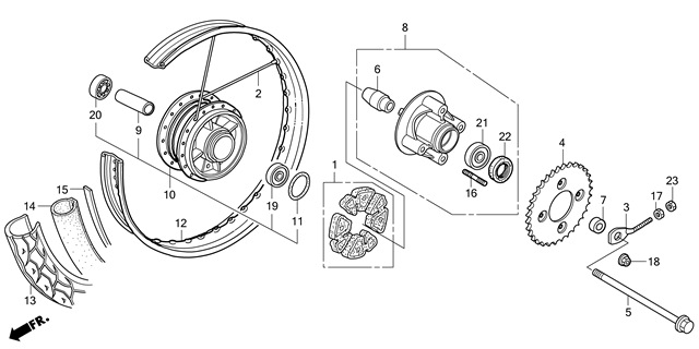 F-12 REAR WHEEL
