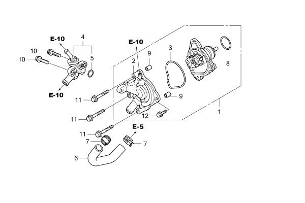 E-7 WATER PUMP