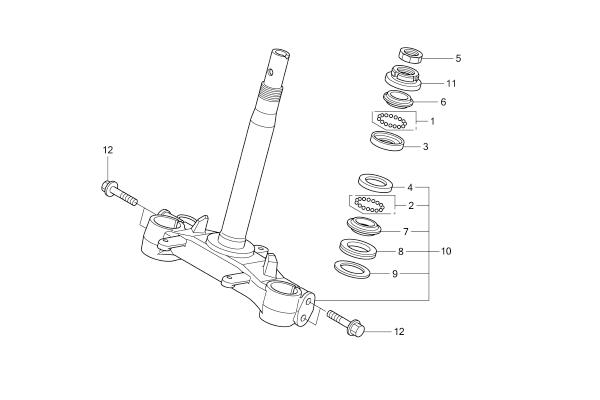 F-6 STEERING STEM