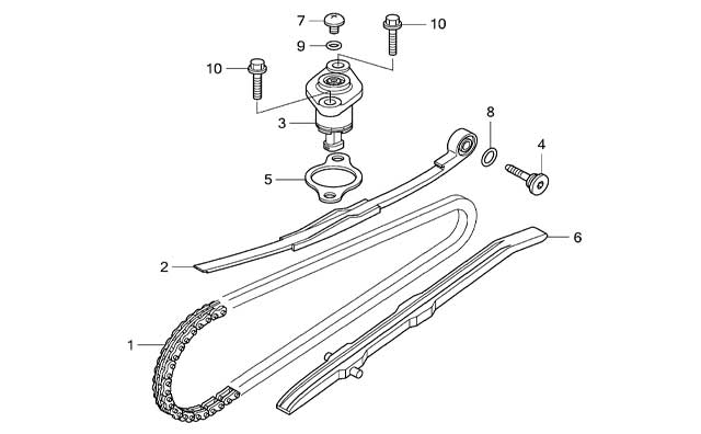 E-5 CAM CHAIN/TENSIONER