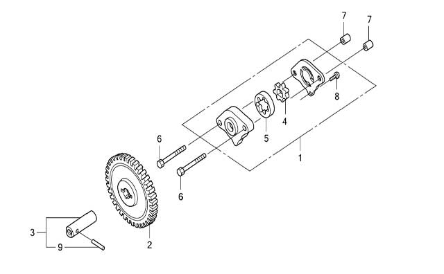 E-9 OIL PUMP
