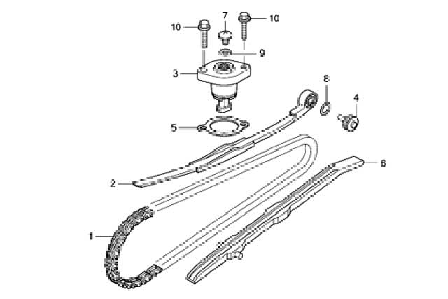 E-4 CAM CHAIN/TENSIONER