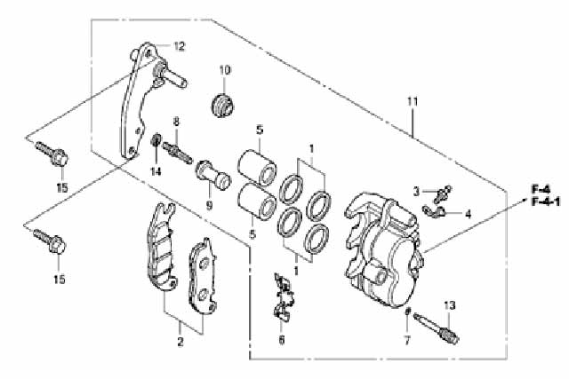 F-12 FRONT BRAKE CALIPER