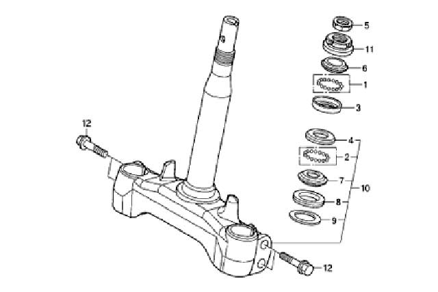 F-6 STEERING STEM