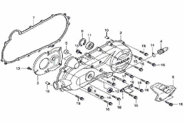 E-13 LEFT CRANKCASE COVER